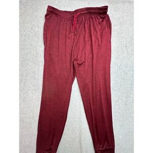 Real Essentials Womens 2XL Burgundy Space Dye Joggers Activewear LJOGGERF26